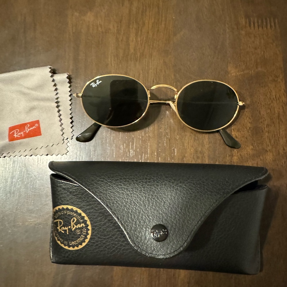 Ray-Ban RB3547N Oval Evolve Sunglasses with Bronze-Copper Frame